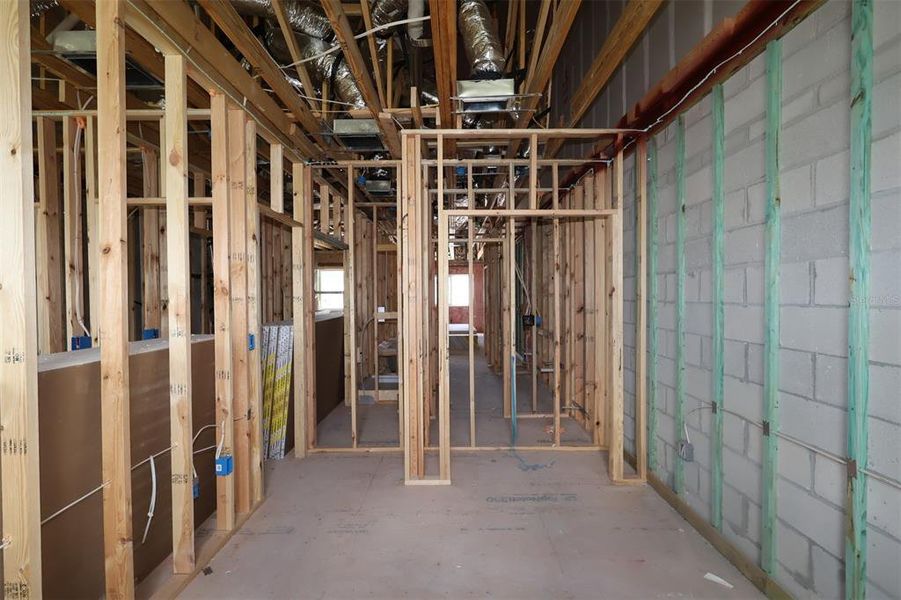 In-progress construction of a new home in Tyson Ranch, Orlando, FL (Image 7).