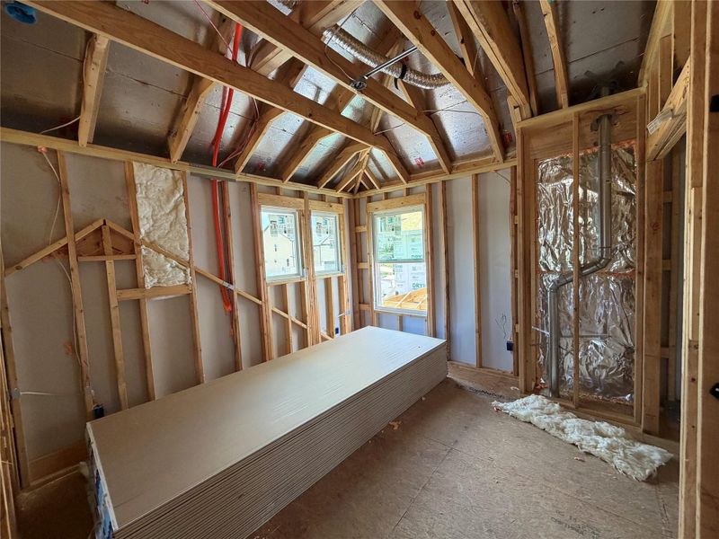 In-progress construction of a new home in Cannon Ranch, Dripping Springs, TX (Image 18).