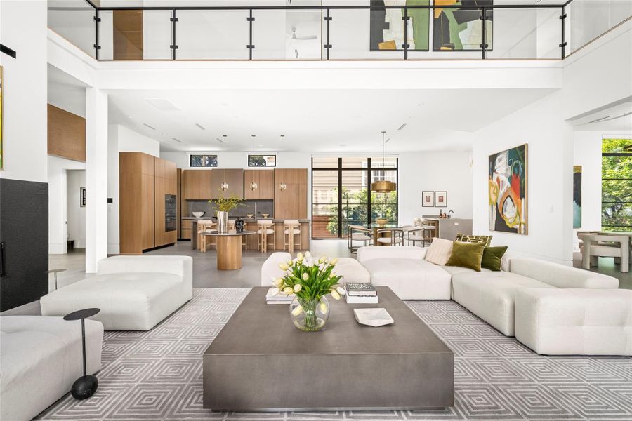 A relaxing and comfortable living area that still looks polished. A relaxing and comfortable living area that still looks polished.