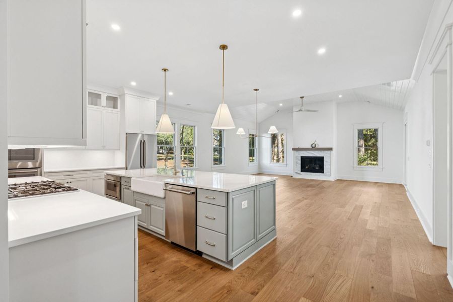 Furnished interior view inside a new home in , Johns Island (Image 58).