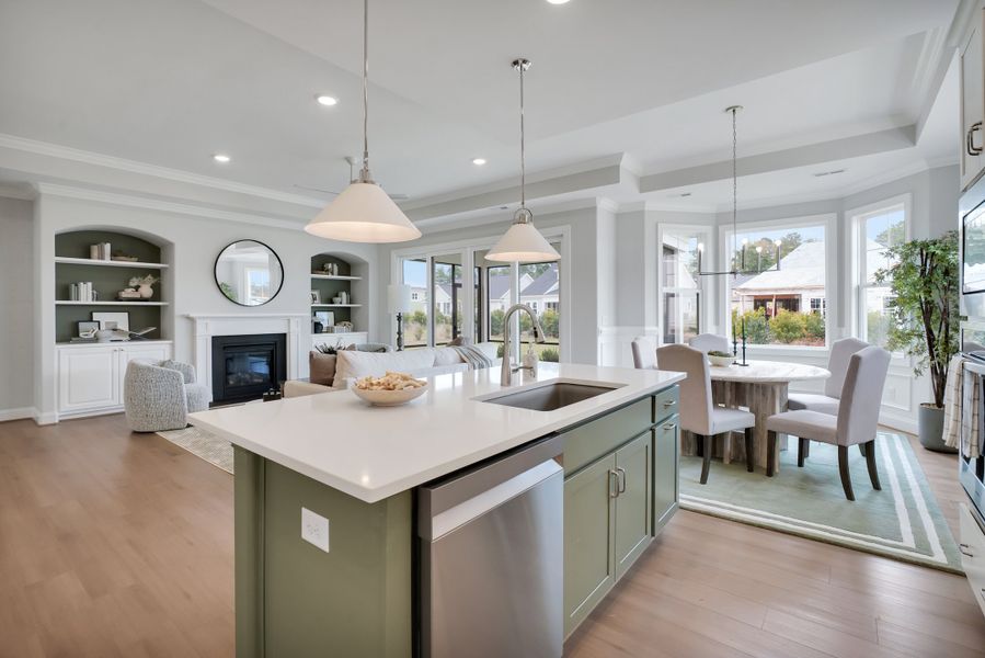 Representative furnished interior of a home built from the Pierre's Bay by Kent Homes in Oyster Harbour, Supply (Image 126).