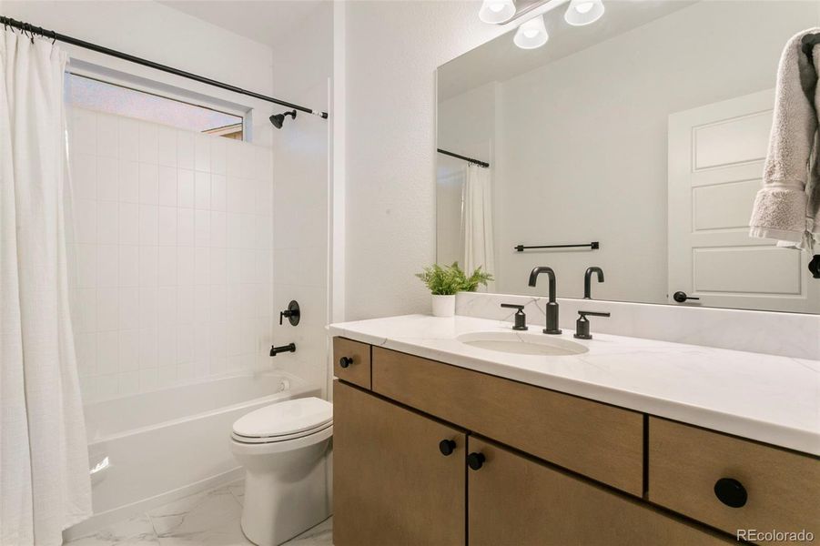 Furnished interior view inside a new home in , Colorado Springs (Image 15).