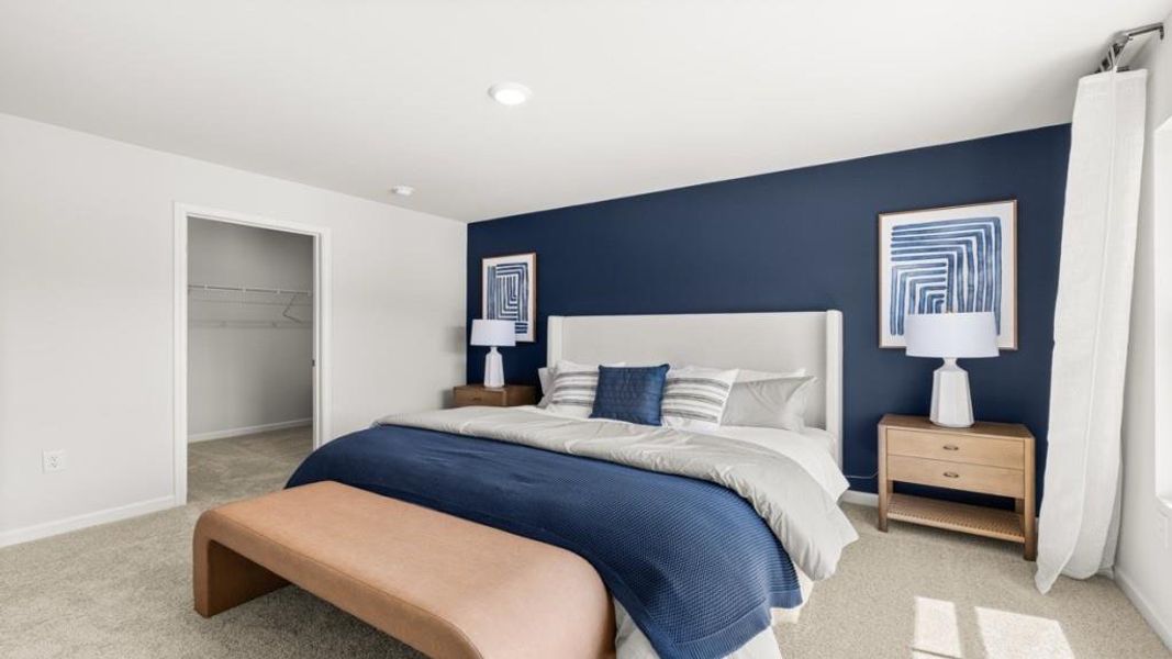 Furnished interior view inside a new home in Waypoint, Flowery Branch (Image 8).