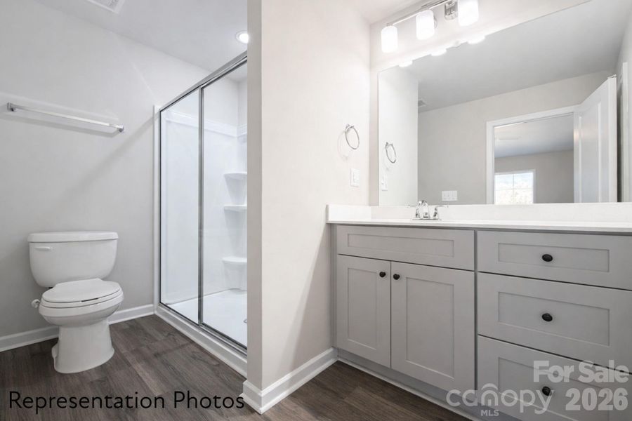 Furnished interior view inside a new home in , Charlotte (Image 7).