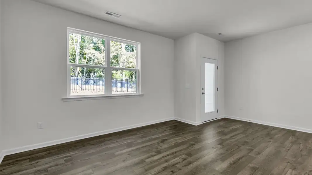 Spacious, unfurnished interior of a new home in The Townes at Prestleigh, Wake Forest (Image 15). Spacious, unfurnished interior of a new home in The Townes at Prestleigh, Wake Forest (Image 15).