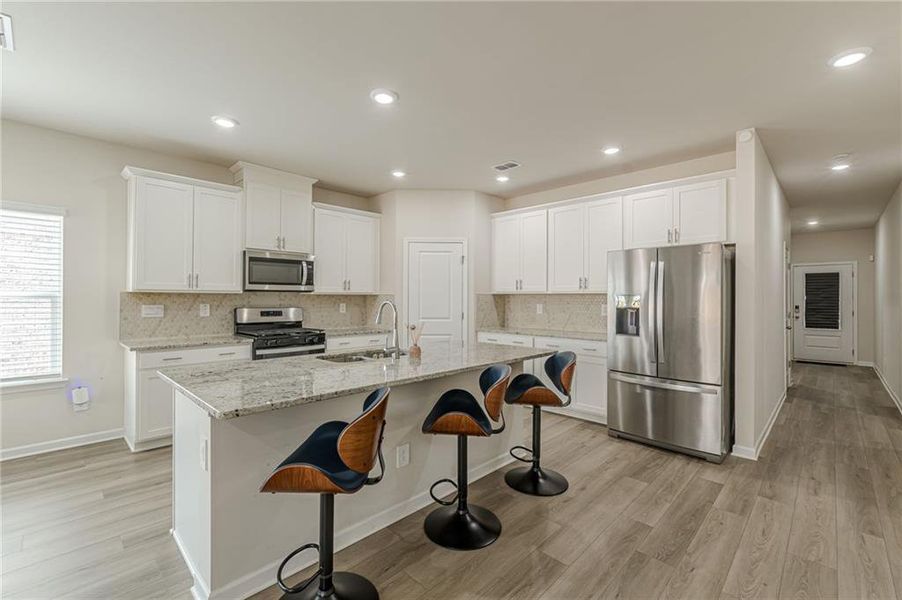 Furnished interior view inside a new home in , Fairburn (Image 12).