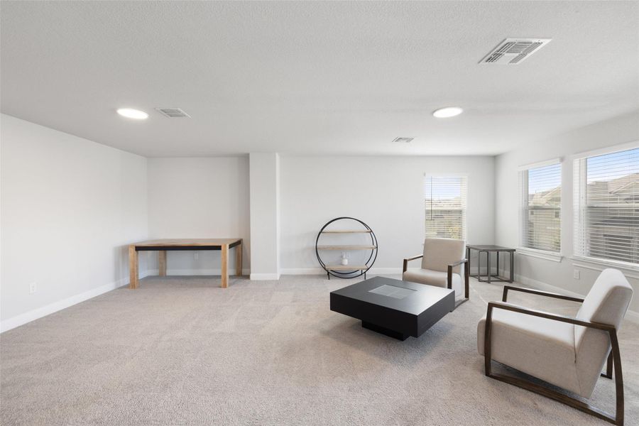 Furnished interior view inside a new home in Messinger Village, Austin (Image 23).