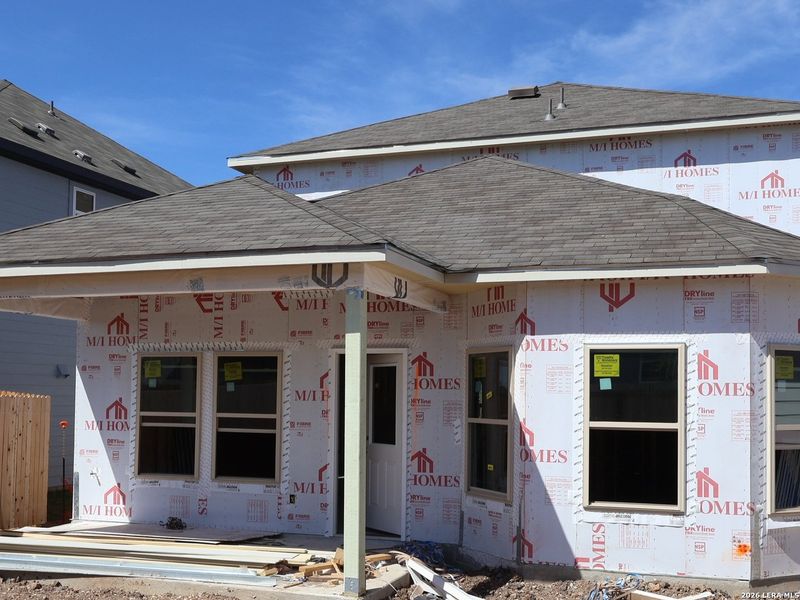 In-progress construction of a new home in Meadows at Clear Springs, New Braunfels, TX (Image 30).