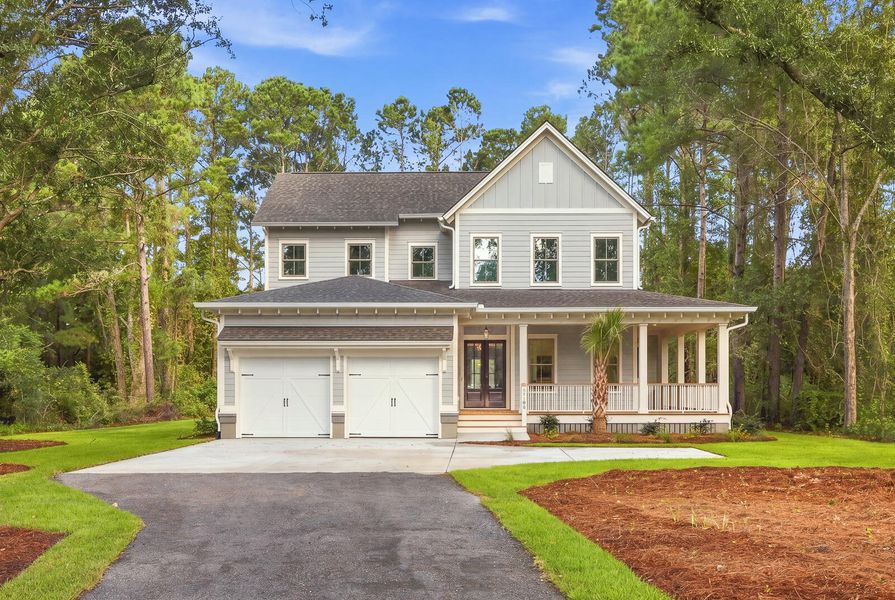 Front exterior of a new home in , Mount Pleasant, SC, highlighting curb appeal (Image 31).