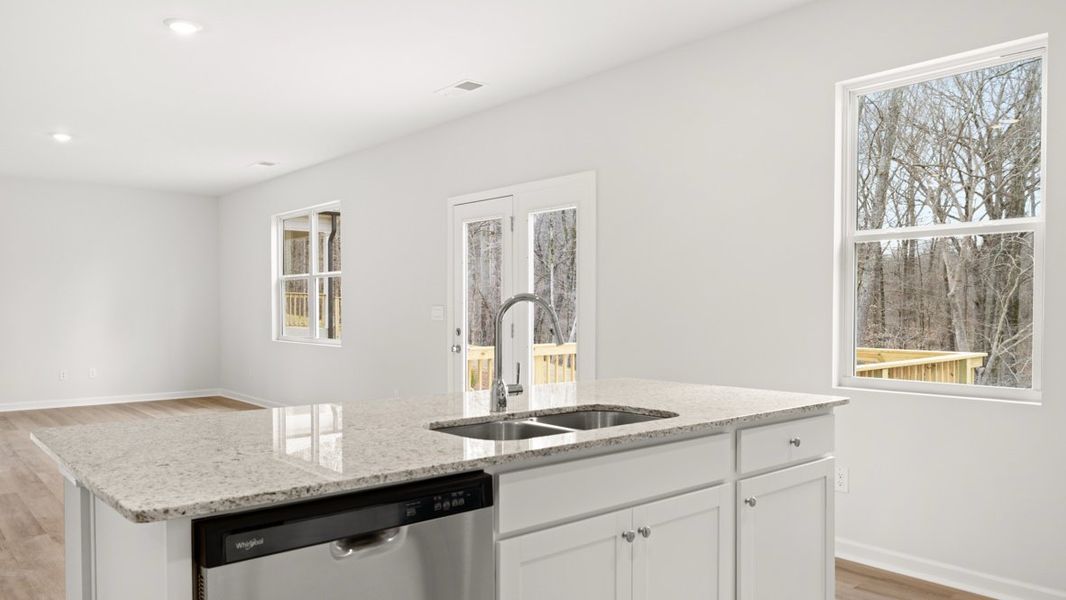 Furnished interior view inside a new home in South Wind, Union City (Image 7).