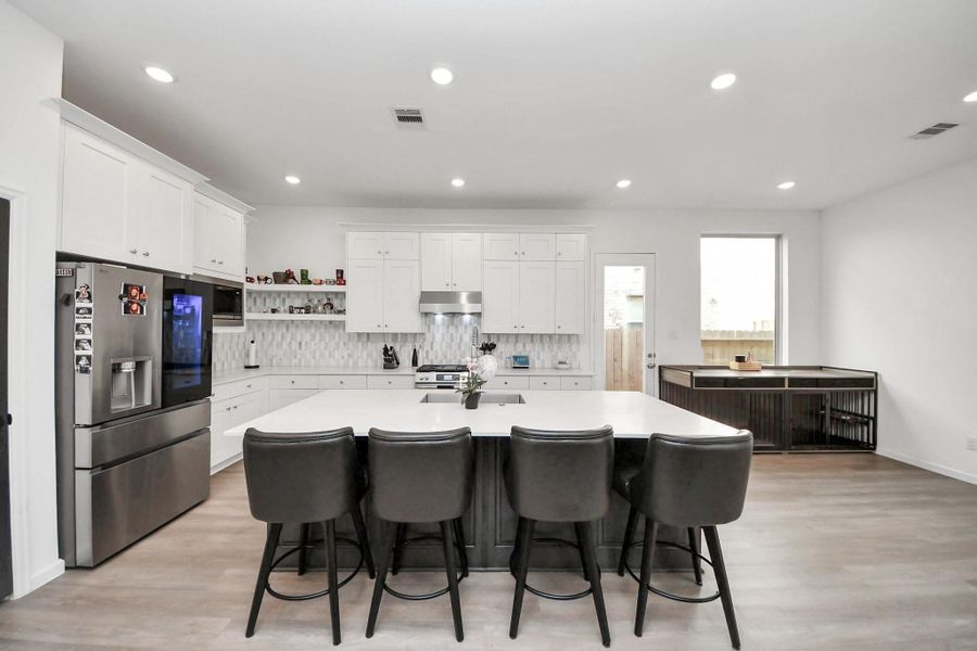 Furnished interior view inside a new home in The Trails, New Caney (Image 18).