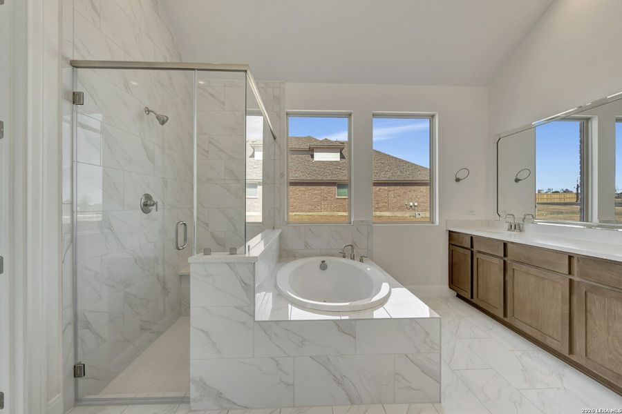Furnished interior view inside a new home in Preserve at Annabelle Ranch, San Antonio (Image 12). Furnished interior view inside a new home in Preserve at Annabelle Ranch, San Antonio (Image 12).