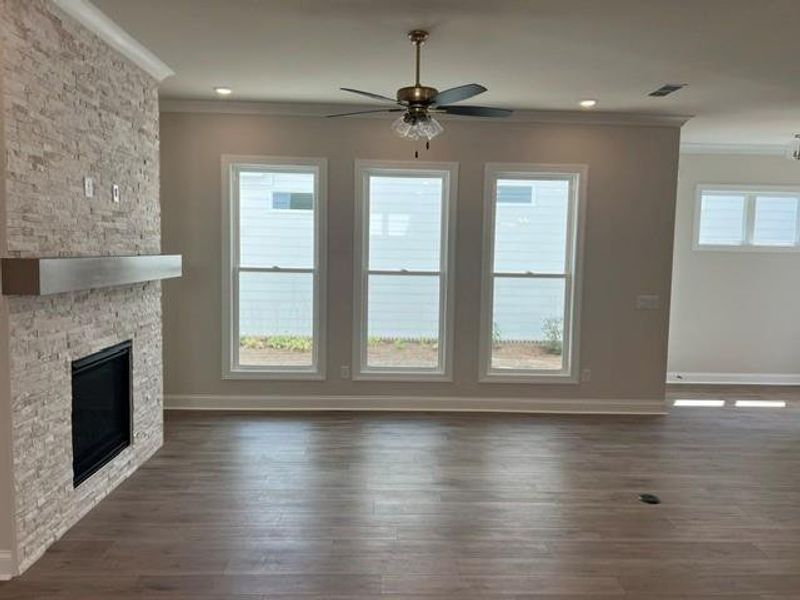 Spacious, unfurnished interior of a new home in Promenade at Sawnee Village, Cumming (Image 16).