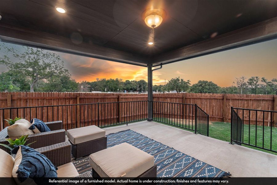Exterior details and patio area of a home in Wildrye, Waller (Image 3). Exterior details and patio area of a home in Wildrye, Waller (Image 3).