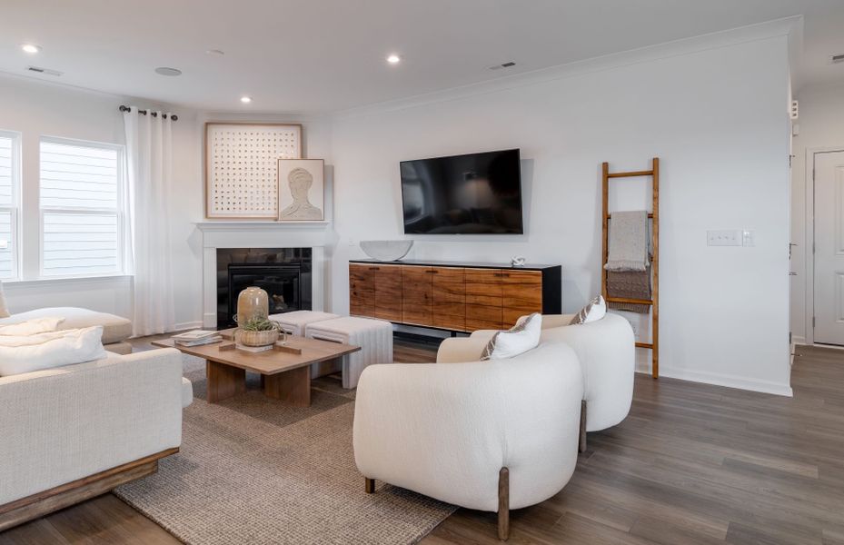 Furnished interior view inside a new home in Parkside Crossing, Charlotte (Image 9).