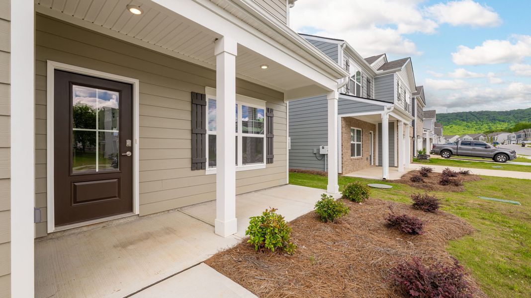 Exterior details and patio area of a home in Harbor Crest, Ooltewah (Image 3).