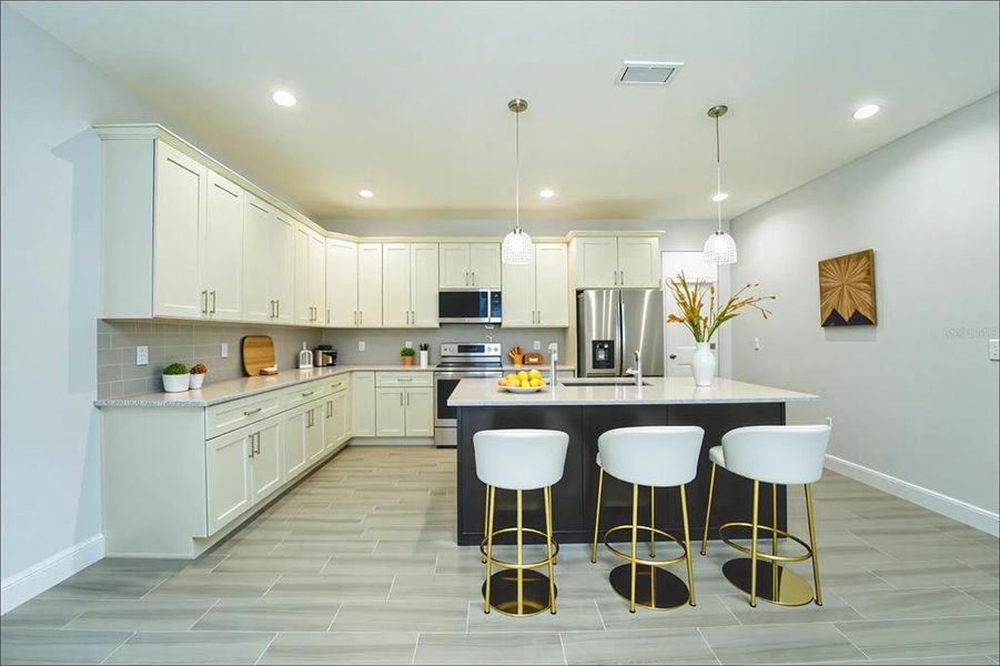 Furnished interior view inside a new home in , Deland (Image 7).