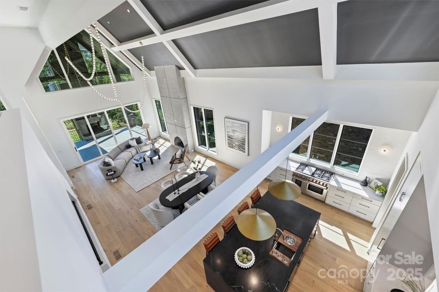 Furnished interior view inside a new home in , Charlotte (Image 5).