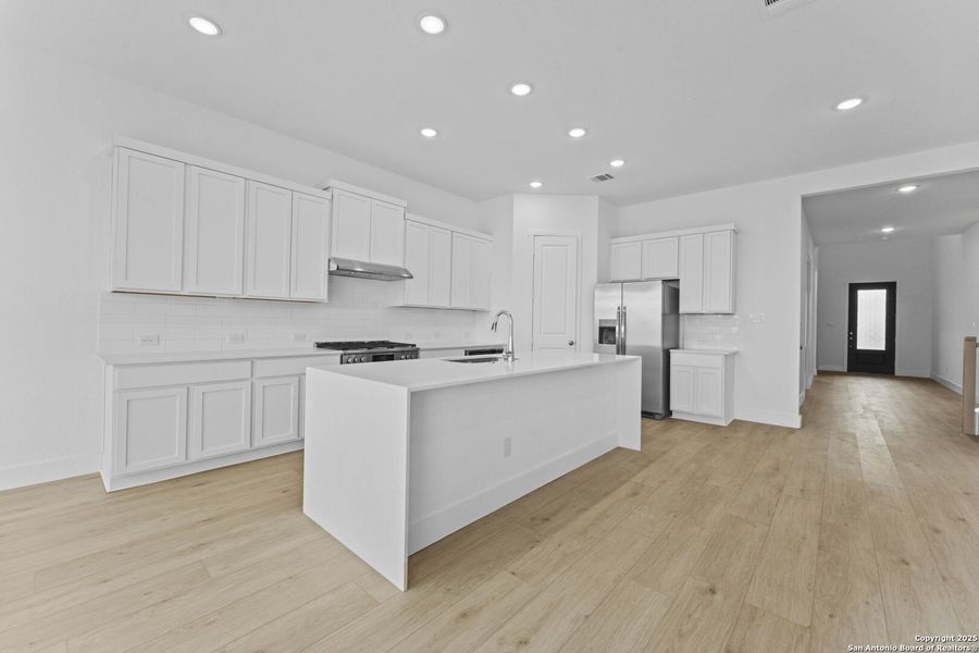 Furnished interior view inside a new home in , New Braunfels (Image 8).