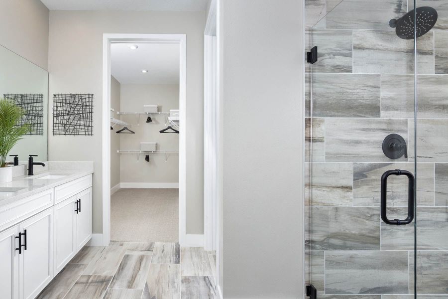 Representative furnished interior of a home built from the Topsail by Mattamy Homes in Wellen Park, Venice (Image 12).