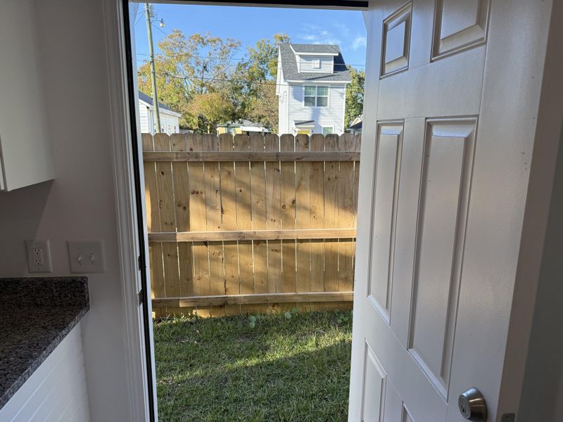 Exterior details and patio area of a home in , North Charleston (Image 19).