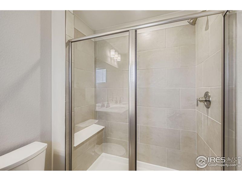 Primary shower Primary shower