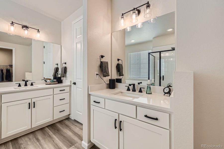 Furnished interior view inside a new home in Haskins Station, Arvada (Image 20).