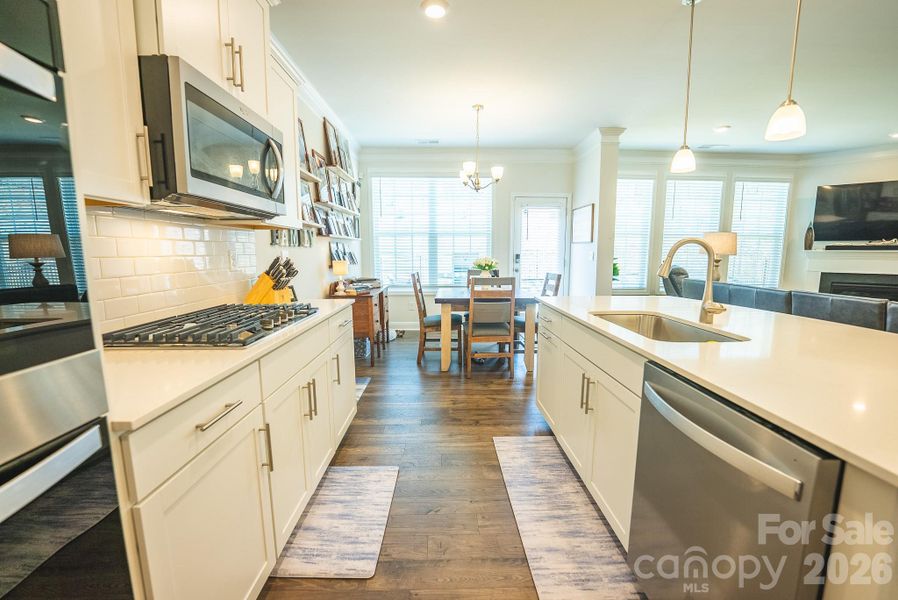 Furnished interior view inside a new home in Falls Cove, Troutman (Image 5).