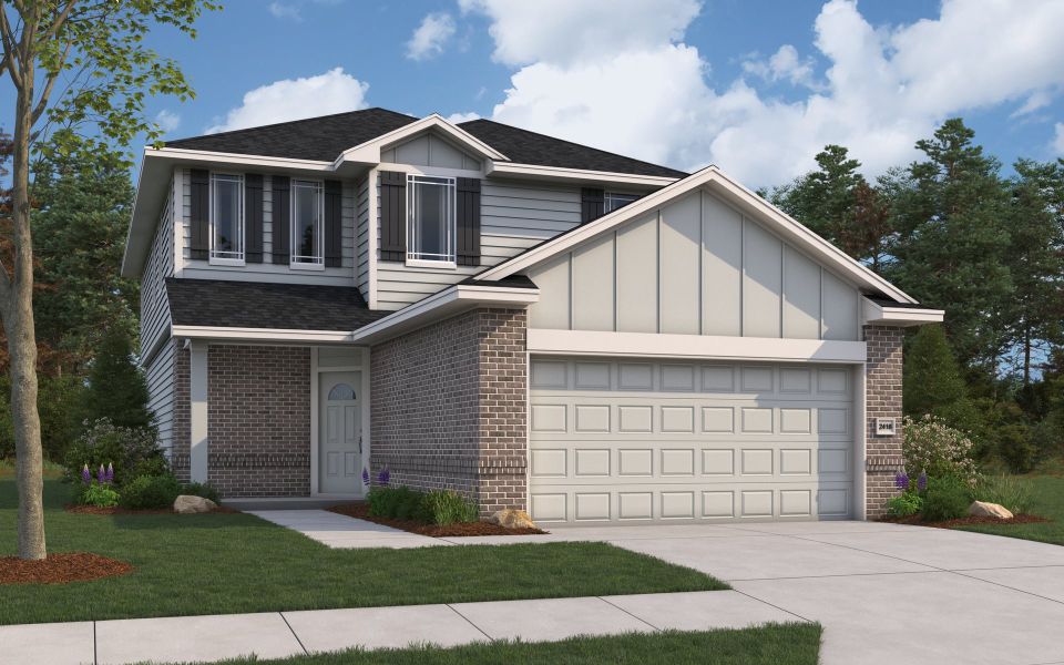 Mansfield - Elevation B - Color Scheme 5 Mansfield - Elevation B - Color Scheme 5