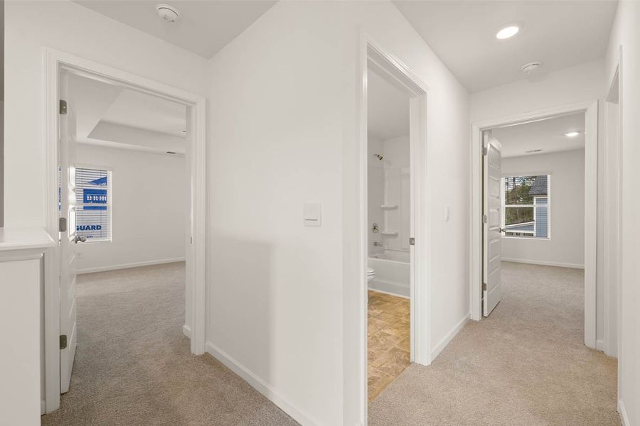 Representative unfurnished interior of a home built from the Elston by D.R. Horton in Shoal Creek, Hampton (Image 19).