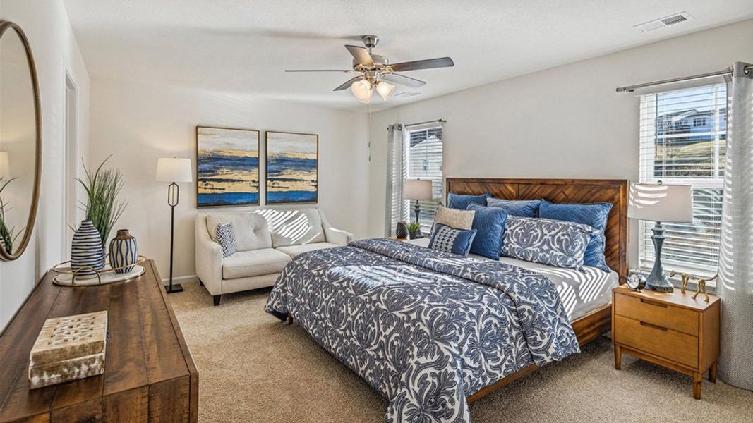 Furnished interior view inside a new home in Keebler Meadows, Johnson City (Image 12).