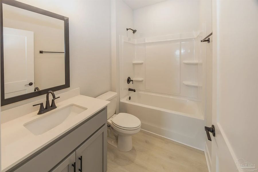 Furnished interior view inside a new home in Parkland Place, Pace (Image 10).