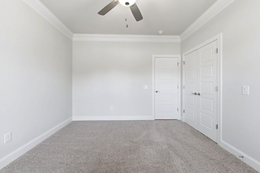Spacious, unfurnished interior of a new home in Weybridge, Burlington (Image 59).