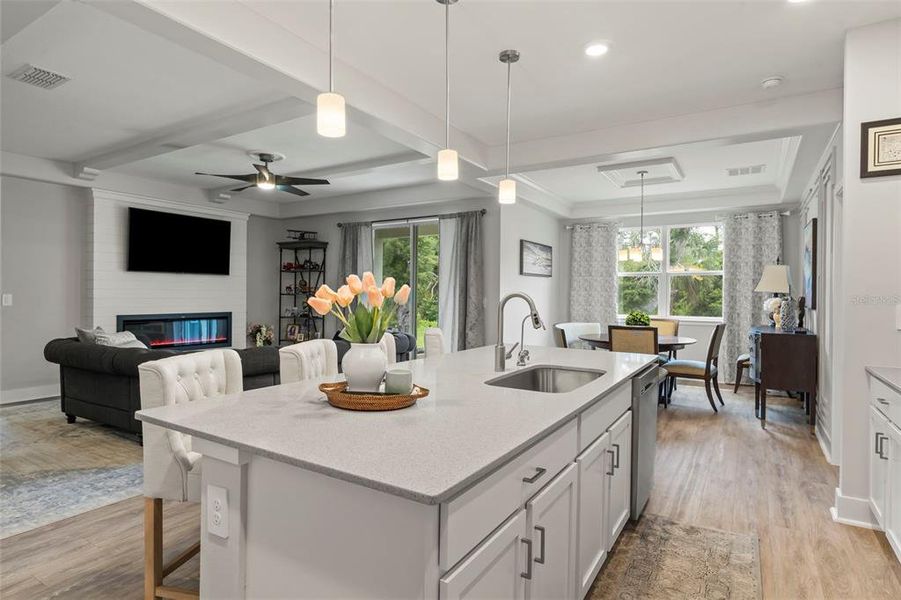 Furnished interior view inside a new home in , North Port (Image 22).