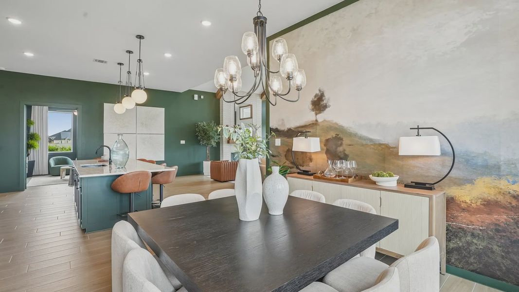 Representative furnished interior of a home built from the Sydney by Chesmar Homes in Westland Ranch, League City (Image 10).