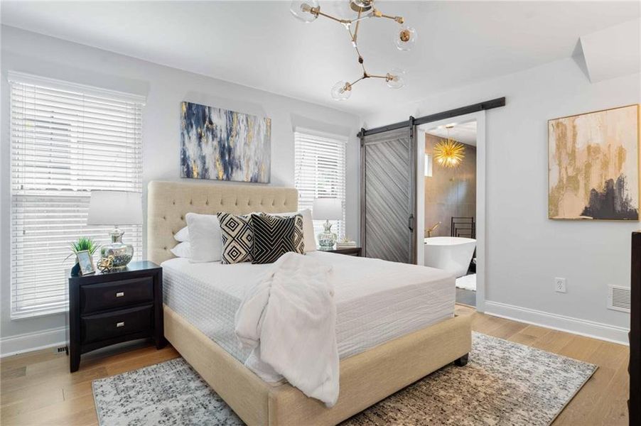 Furnished interior view inside a new home in , Decatur (Image 30).