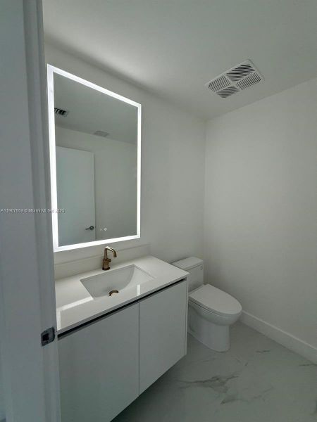 Furnished interior view inside a new home in , Miami (Image 20).