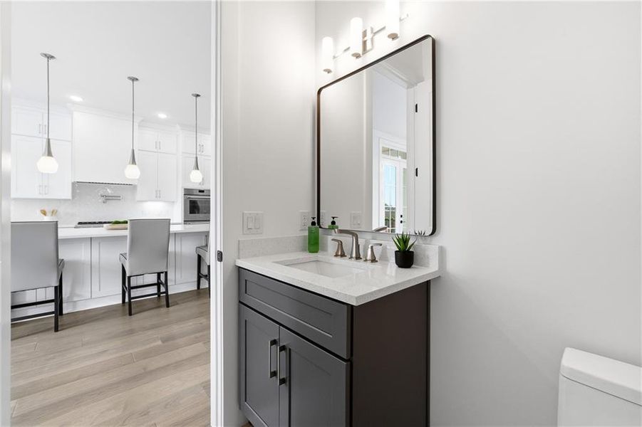 Furnished interior view inside a new home in , Alpharetta (Image 18).