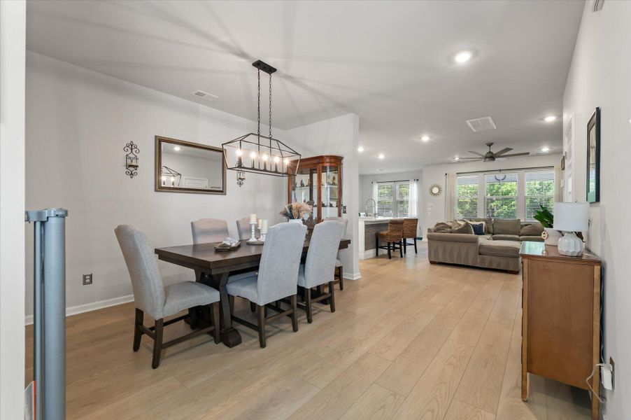 Furnished interior view inside a new home in , Johns Island (Image 8).