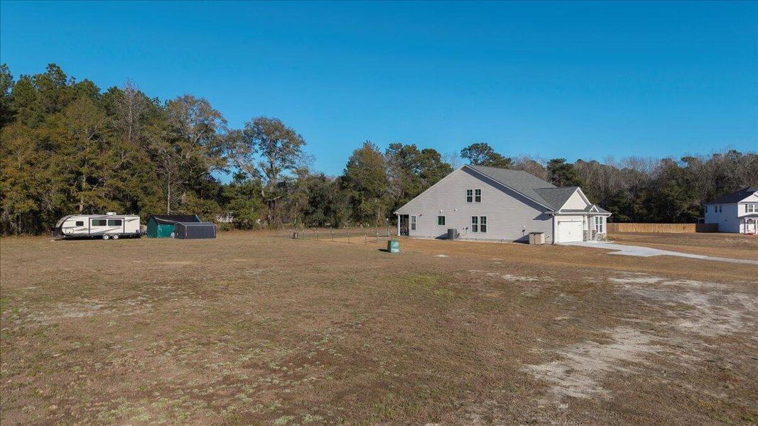 Exterior details and patio area of a home in , Harleyville (Image 32).