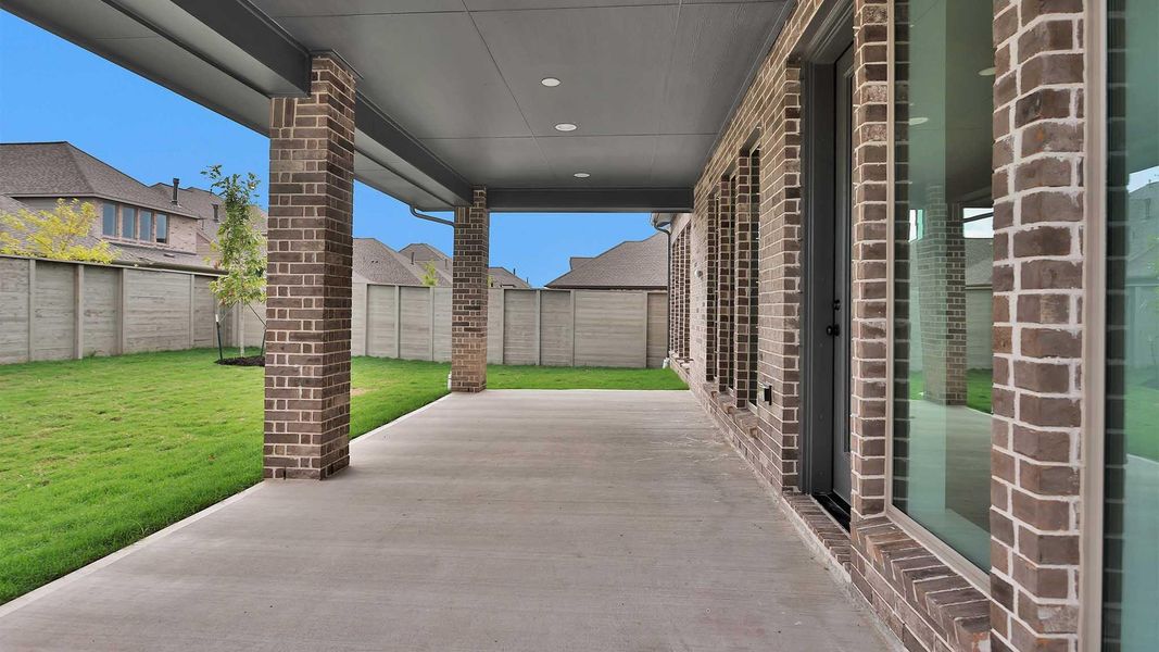 Exterior details and patio area of a home in Legacy, League City (Image 3). Exterior details and patio area of a home in Legacy, League City (Image 3).
