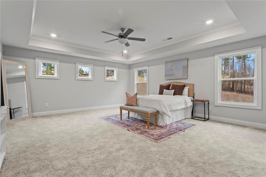 Furnished interior view inside a new home in , Dallas (Image 14).