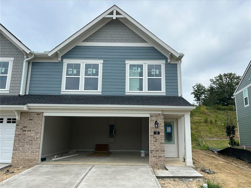 In-progress construction of a new home in Villas at Gold Creek, Dawsonville, GA (Image 5).