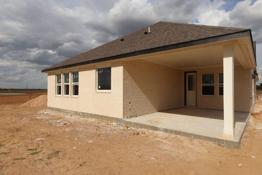 Backyard with covered patio - still under construction! Backyard with covered patio - still under construction!