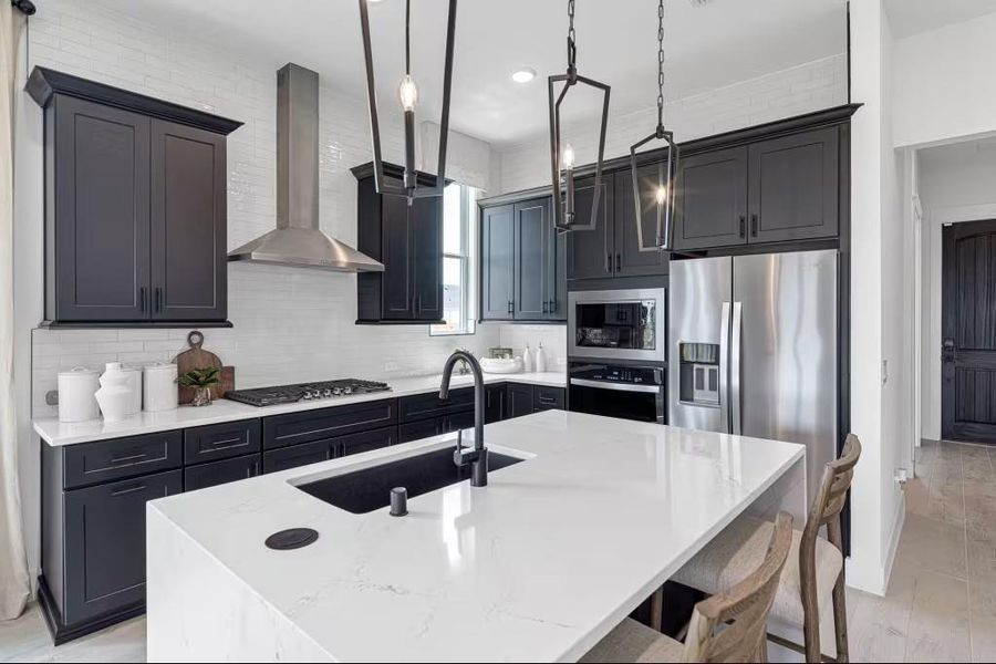 Furnished interior view inside a new home in Valencia, Manvel (Image 16).