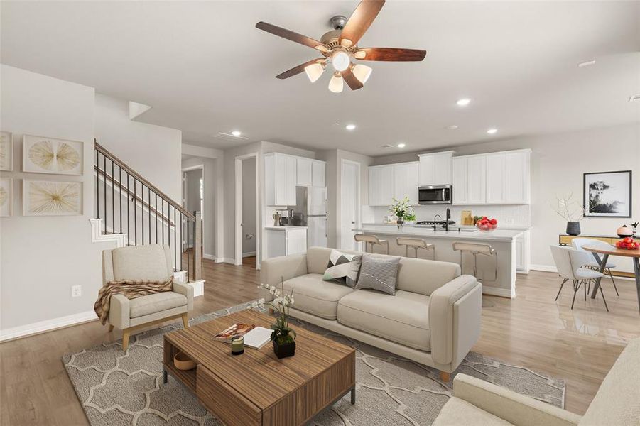 This home boasts a spacious open concept layout that combines the best of modern design and comfort for everyday living.