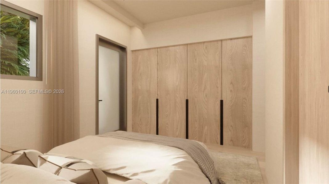 Furnished interior view inside a new home in , Miami Beach (Image 4).