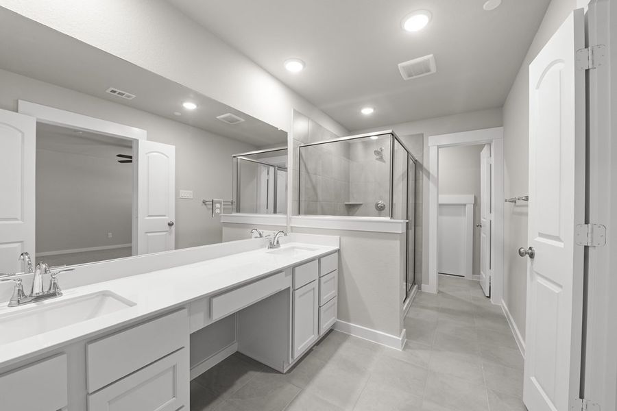 Furnished interior view inside a new home in Sierra Vista Townhomes, Rosharon (Image 6).
