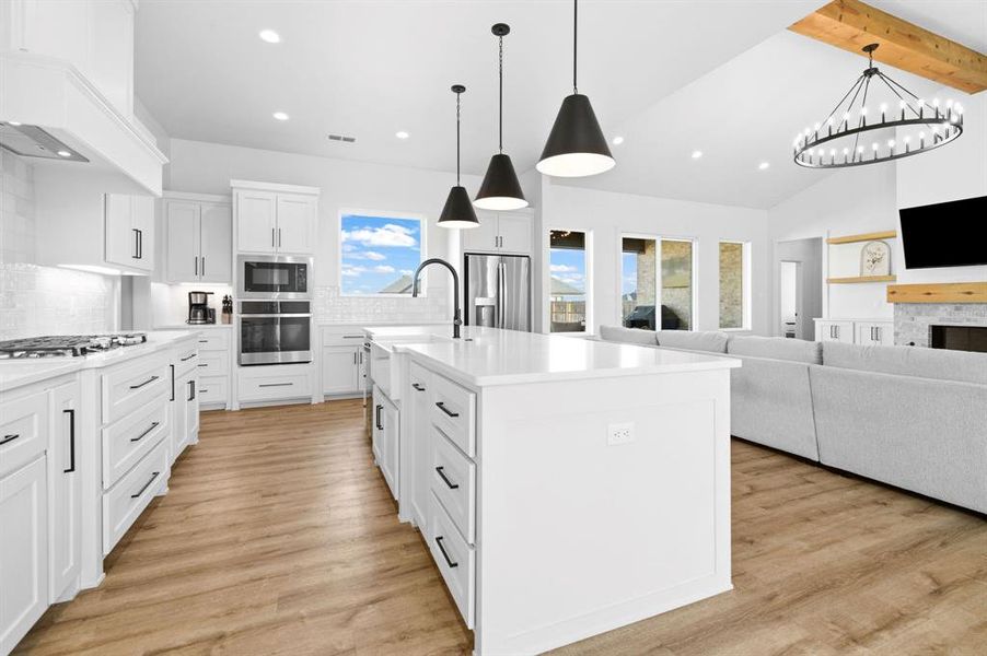 Furnished interior view inside a new home in , Abilene (Image 8).