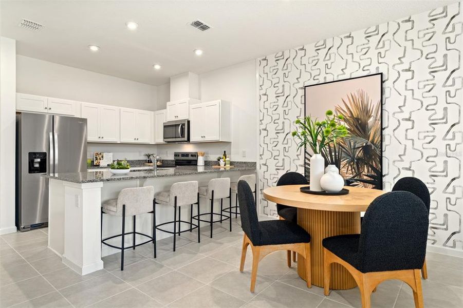 Furnished interior view inside a new home in Gardenia Reserve, Apopka (Image 8). Furnished interior view inside a new home in Gardenia Reserve, Apopka (Image 8).
